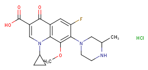 Gatifloxacin hydrochloride图片