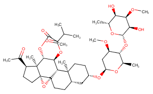 3-O-beta-Allopyranosyl-(1->4)-beta-oleandropyranosyl-11-O-isobutyryl-12-O-acetyltenacigenin BͼƬ