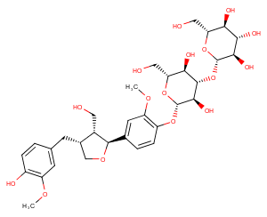 (+)-Lariciresinol 4'-O-beta-D-Glucopyranosyl-(1->3)-beta-D-glucopyranosideͼƬ