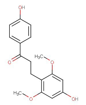 4,4'-Dihydroxy-2,6-dimethoxydihydrochalcone图片