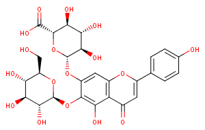 6-hydroxyapigenin-6-O--D-glucoside-7-O--D-glucuronideͼƬ