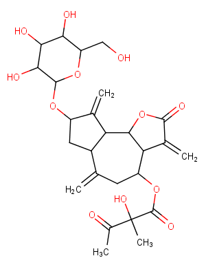 8beta-(2-Hydroxy-2-methyl-3-oxobutyryloxy)glucozaluzanin CͼƬ