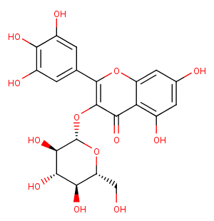 Myricetin 3-O-beta-D-glucopyranoside图片