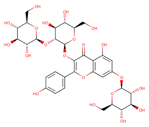 Kaempferol 3-sophoroside-7-glucosideͼƬ