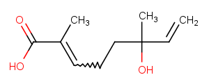 6-Hydroxy-2,6-dimethyl-2,7-octadienoic acid图片