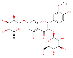 Isorhamnetin 3-glucoside-7-rhamnosideͼƬ