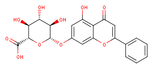 Chrysin-7-O-glucuronideͼƬ