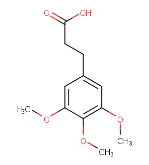 3-(3,4,5-Trimethoxyphenyl)propanoic acid图片