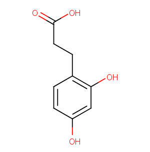 3-(2,4-Dihydroxyphenyl)propanoic acidͼƬ