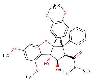 3'-Methoxyrocaglamide图片