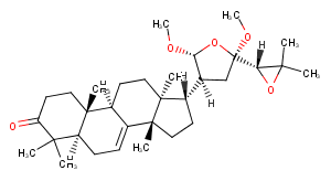 21,23:24,25-Diepoxy-21,23-dimethoxytirucall-7-en-3-oneͼƬ