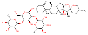 Pennogenin 3-O-beta-chacotrioside图片