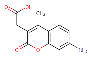 7-Amino-4-methylcoumarin-3-acetic acidͼƬ