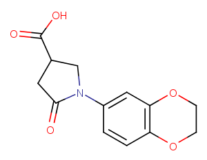 1-(2,3-DIHYDRO-BENZO[1,4]DIOXIN-6-YL)-5-OXO-PYRROLIDINE-3-CARBOXYLIC ACIDͼƬ