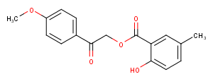 2-(4-Methoxyphenyl)-2-oxoethyl 2-hydroxy-5-methylbenzoateͼƬ