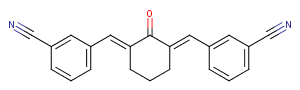 Benzonitrile,3,3'-[(2-oxo-1,3-cyclohexanediylidene)dimethylidyne]bis-(9CI)ͼƬ