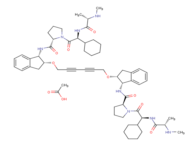AZD5582 acetate(1258392-53-8 free base)ͼƬ