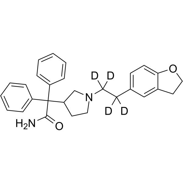 (±)-Darifenacin-d4图片