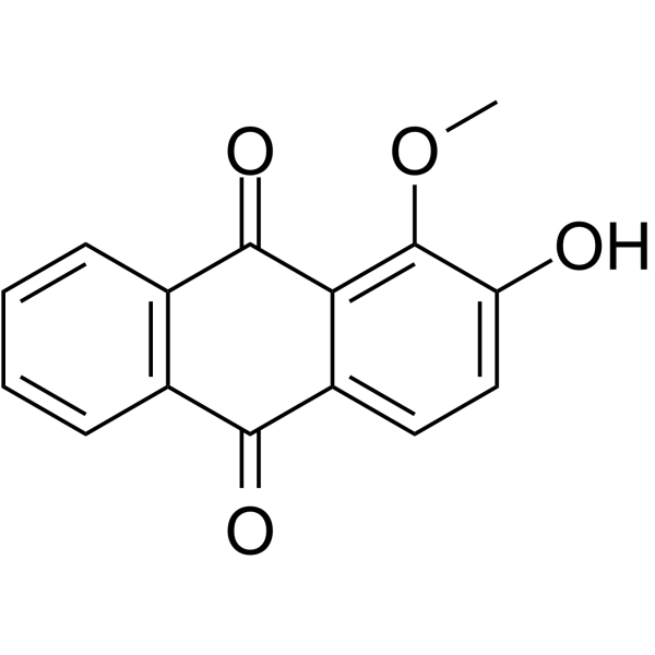 2-Hydroxy-1-methoxyanthraquinone图片