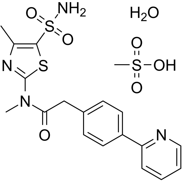 Pritelivir mesylate hydrate图片