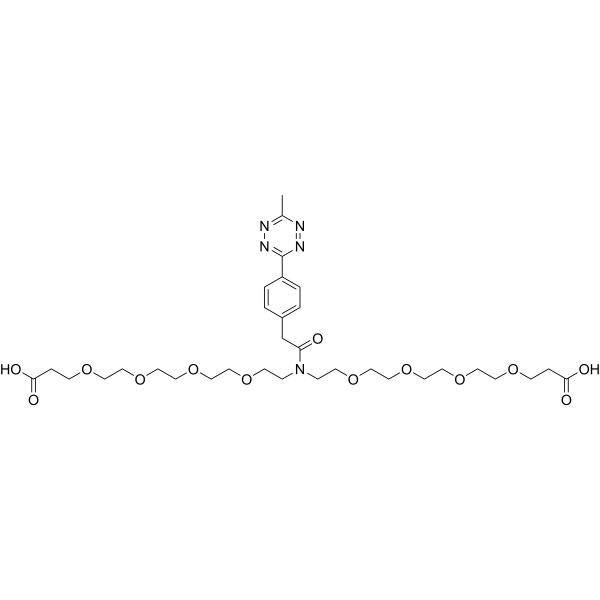 Methyltetrazine-amido-N-bis(PEG4-acid)ͼƬ