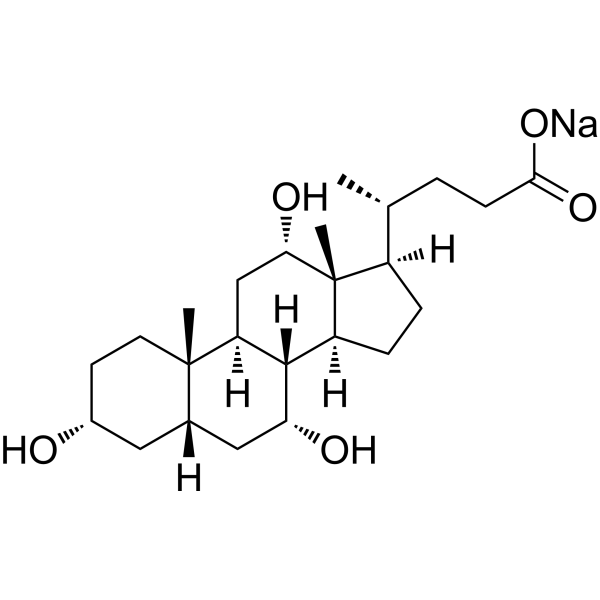 Cholic acid sodium图片