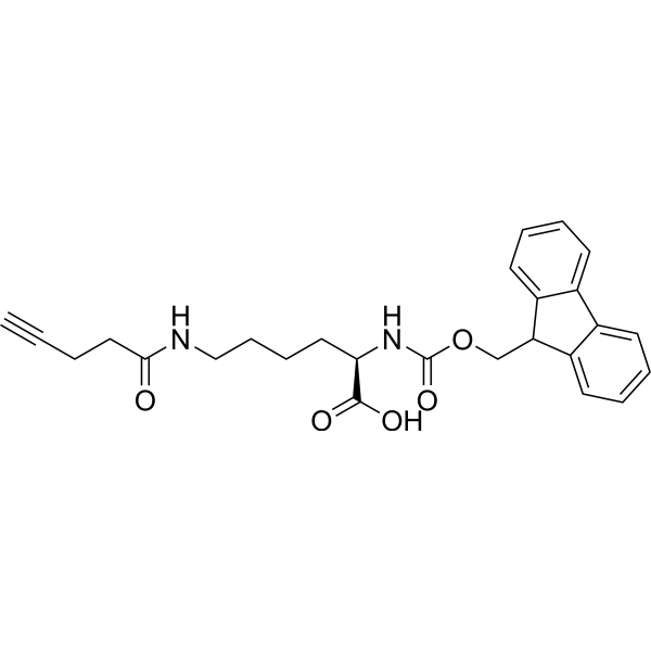 Fmoc-D-Lys(pentynoyl)-OH图片