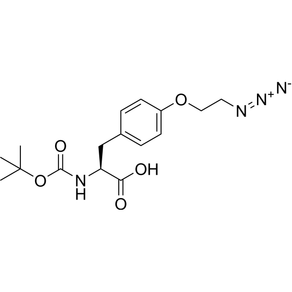 Boc-L-Tyr(2-azidoethyl)-OH图片