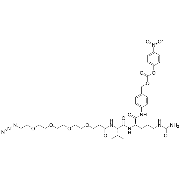 Azido-PEG(4)-Val-Cit-PAB-PNPͼƬ