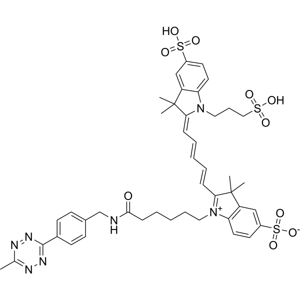 Sulfo-Cy5-MethyltetrazineͼƬ