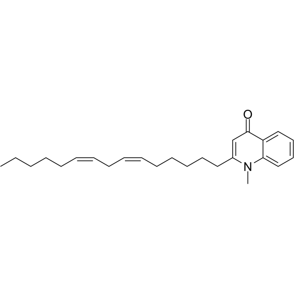 1-Methyl-2-[(6Z,9Z)-6,9-pentadecadienyl]-4(1H)-quinoloneͼƬ