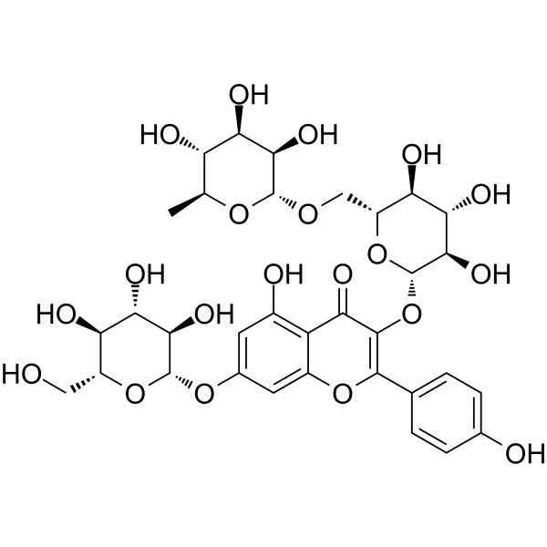 Kaempferol 3-O-rutinoside 7-O-glucosideͼƬ