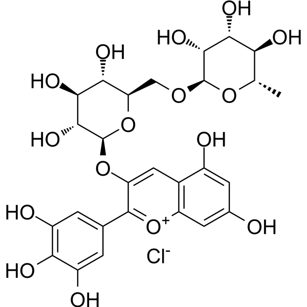 Delphinidin 3-rutinoside chlorideͼƬ