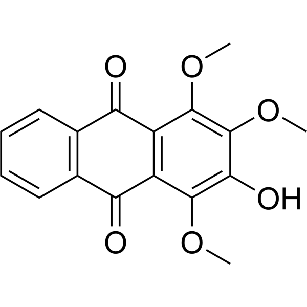 2-Hydroxy-1,3,4-trimethoxyanthraquinoneͼƬ