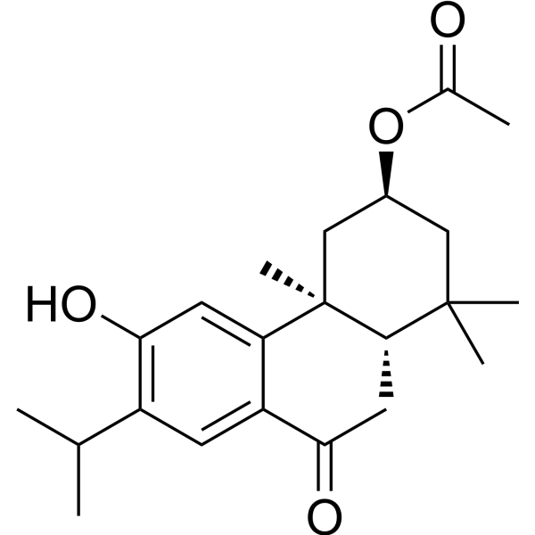 (3S,4aS,10aS)-3-(Acetyloxy)-2,3,4,4a,10,10a-hexahydro-6-hydroxy-1,1,4a-trimethyl-7-(1-methylethyl)-9(1H)-phenanthrenoneͼƬ