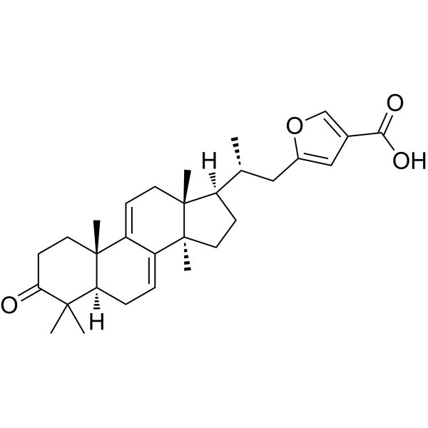 Lanosta-7,9(11),23,25(27)-tetraen-26-oic acid,23,27-epoxy-3-oxo-ͼƬ