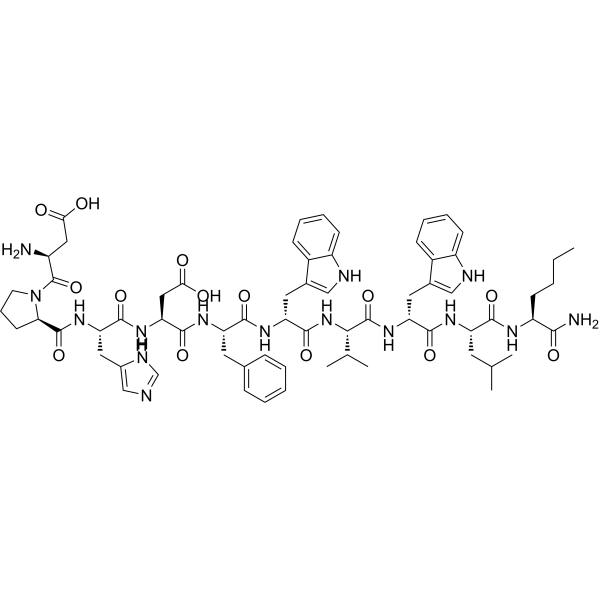 (D-Pro2,D-Trp6,8,Nle10)-Neurokinin B图片