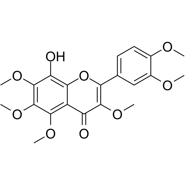 8-Hydroxy-3,5,6,7,3',4'-hexamethoxyflavoneͼƬ