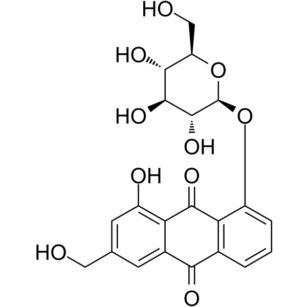 Aloe-emodin-8-O--D-glucopyranosideͼƬ