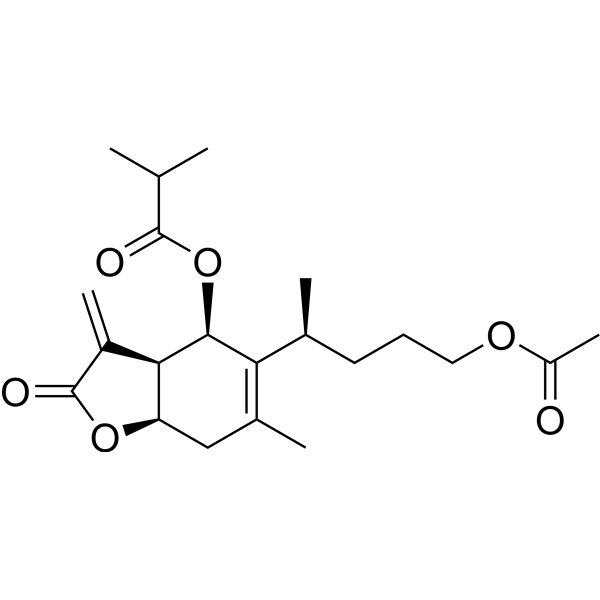 1-O-Acetyl-6beta-O-Isobutyrylbritannilactone图片