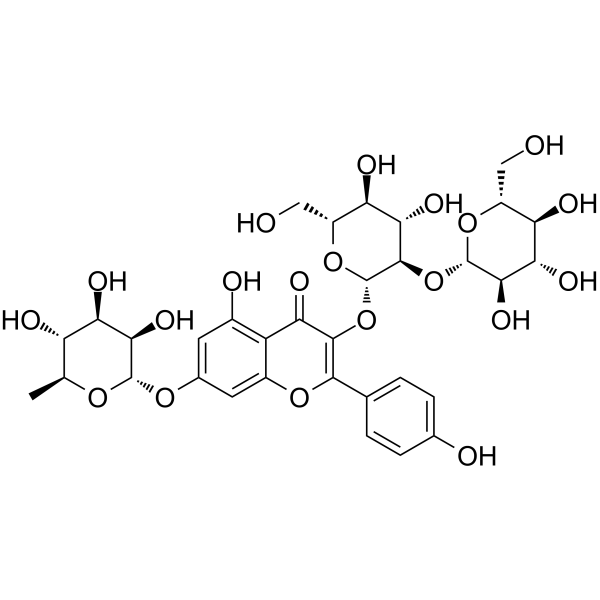 Kaempferol 3-sophoroside 7-rhamnosideͼƬ