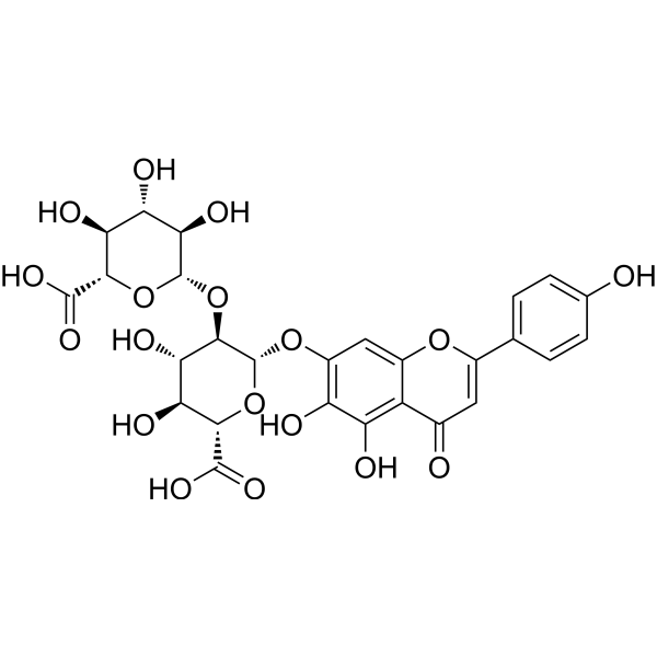 Scutellarin-7-diglucosidic acid图片