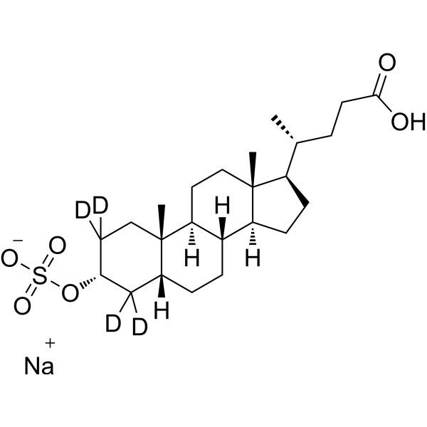 Lithocholic acid 3-sulfate-d4(sodium salt)ͼƬ