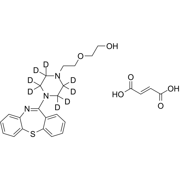 Quetiapine-d8 fumarate图片