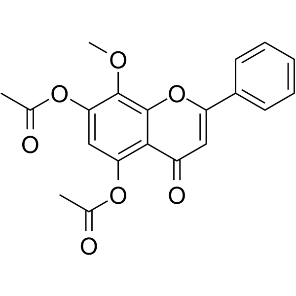 5,7-Diacetoxy-8-methoxyflavoneͼƬ