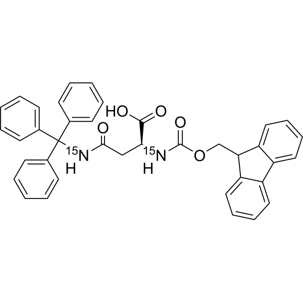 L-Asparagine-N-Fmoc,N-beta-trityl-15N2ͼƬ