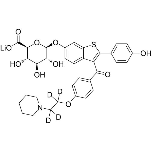 Raloxifene 6-glucuronide-d4 lithiumͼƬ