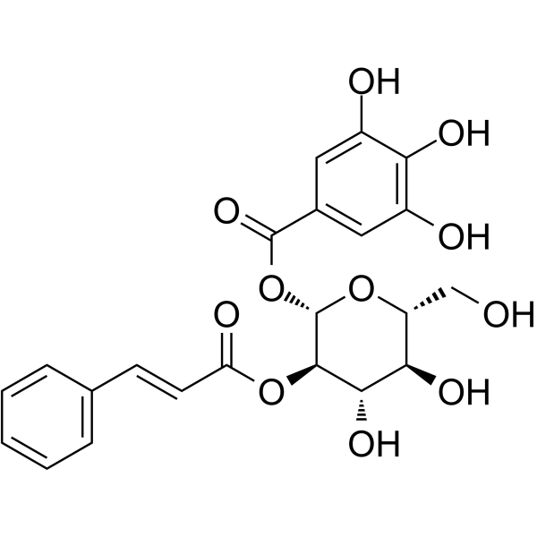 1-O-Galloyl-2-O-cinnamoyl-glucoseͼƬ