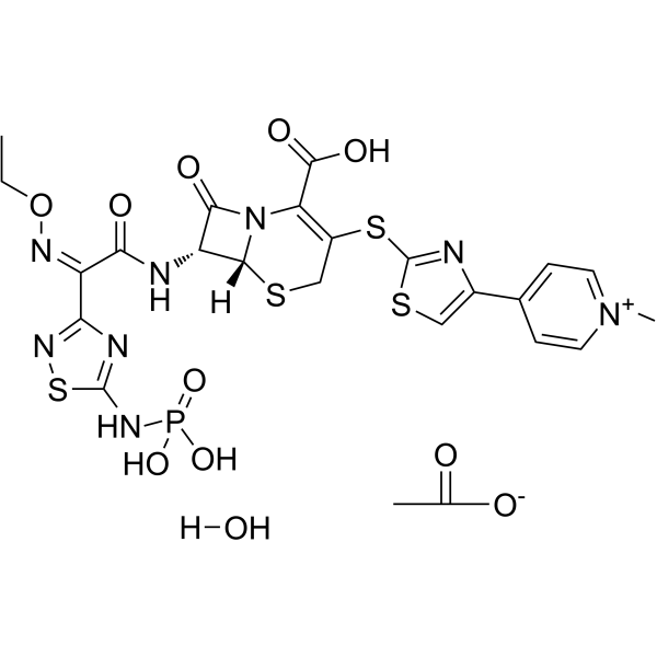 Ceftaroline fosamil(hydrate)(acetate)ͼƬ