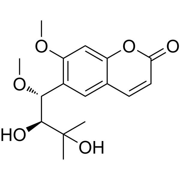 2H-1-Benzopyran-2-one,6-[(1R,2S)-2,3-dihydroxy-1-methoxy-3-methylbutyl]-7-methoxy-ͼƬ